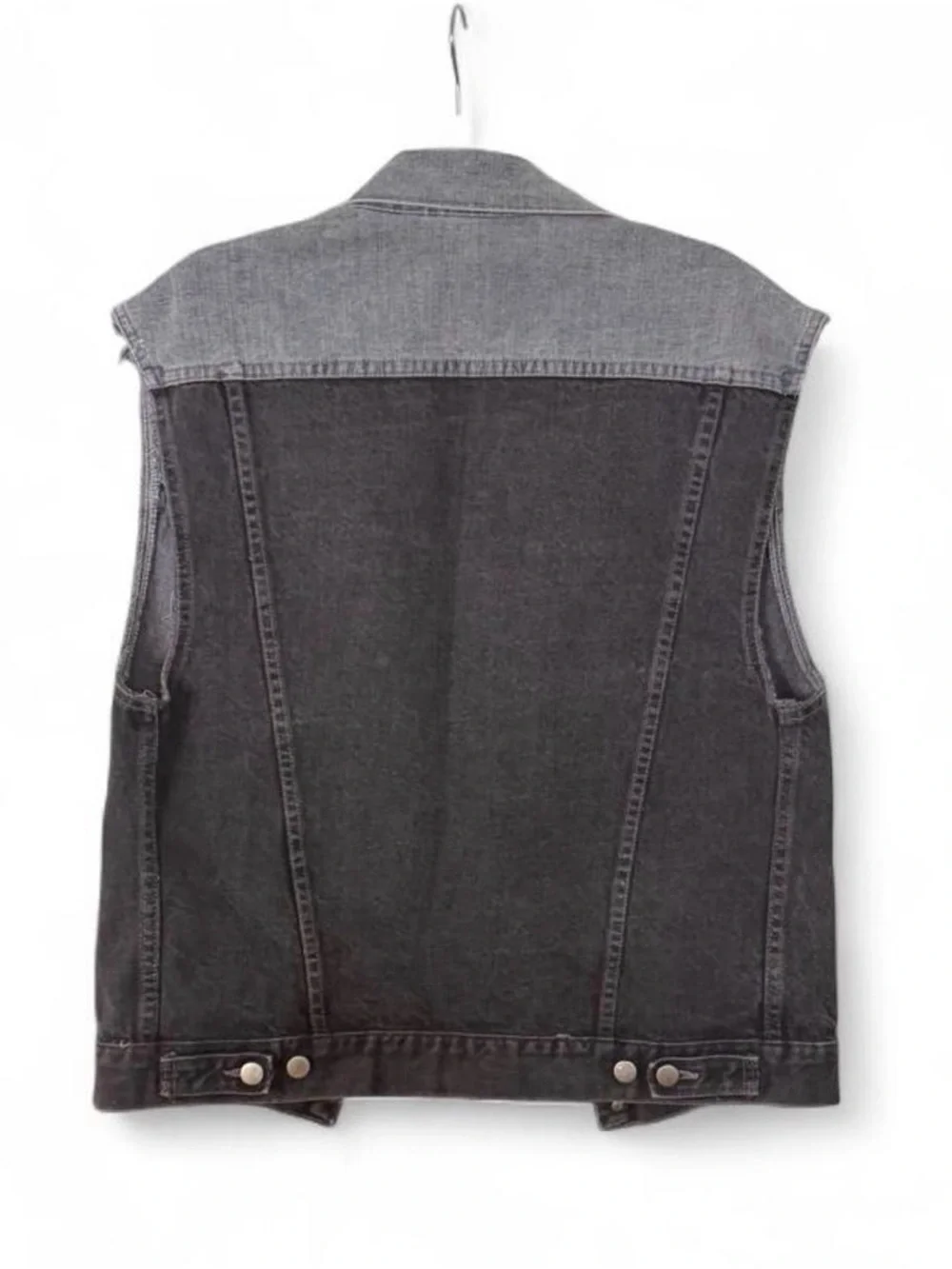 Rare Vintage 80s Wrangler Factory Original Two-Tone Sleeve Vest Men’s M